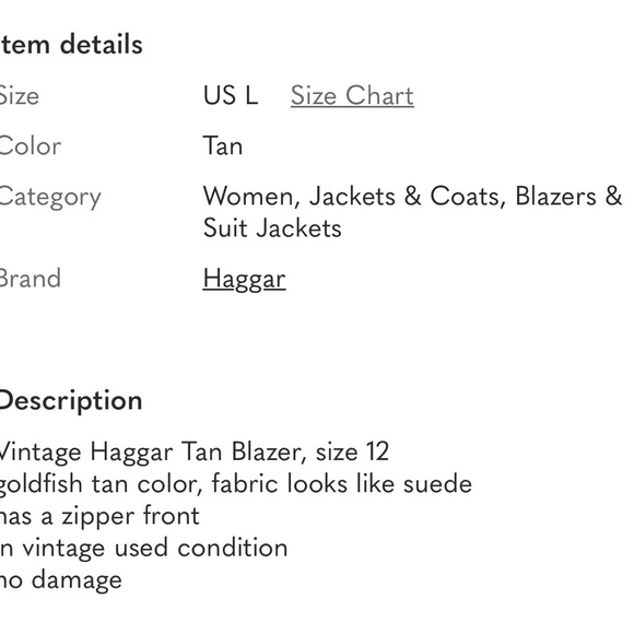 Vintage TanJay & Haggar Blazer, size 12 Lot of 2 Bargain Deal - Picture 8 of 9